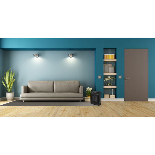 1500 -Watt Ceramic Compact Personal Indoor Electric Space Heater with Thermostat