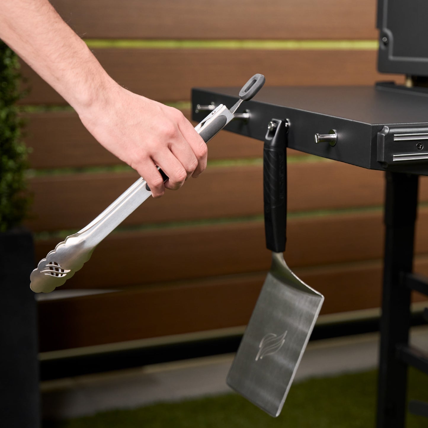 Original Outdoor Griddle, 36 Inch 4-Burner Flat Top Grill with Hood, Black