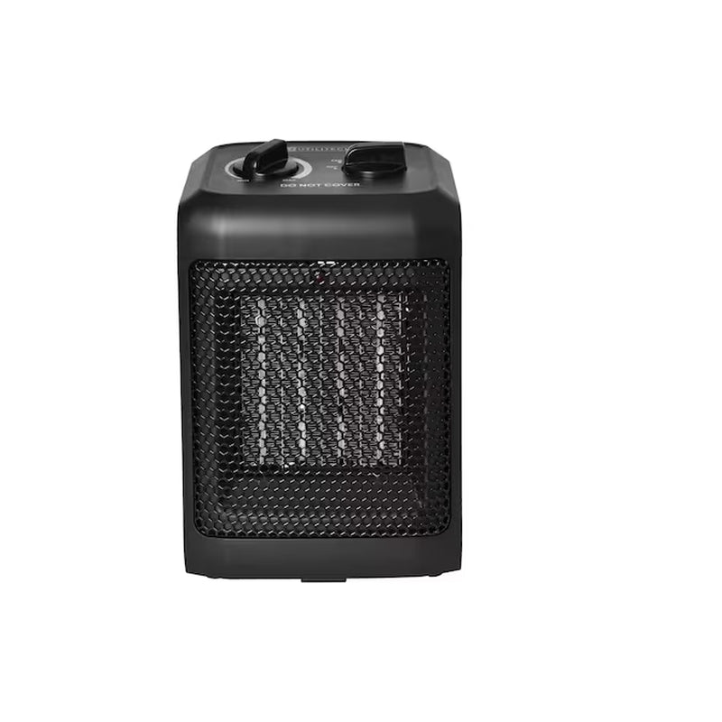 1500 -Watt Ceramic Compact Personal Indoor Electric Space Heater with Thermostat