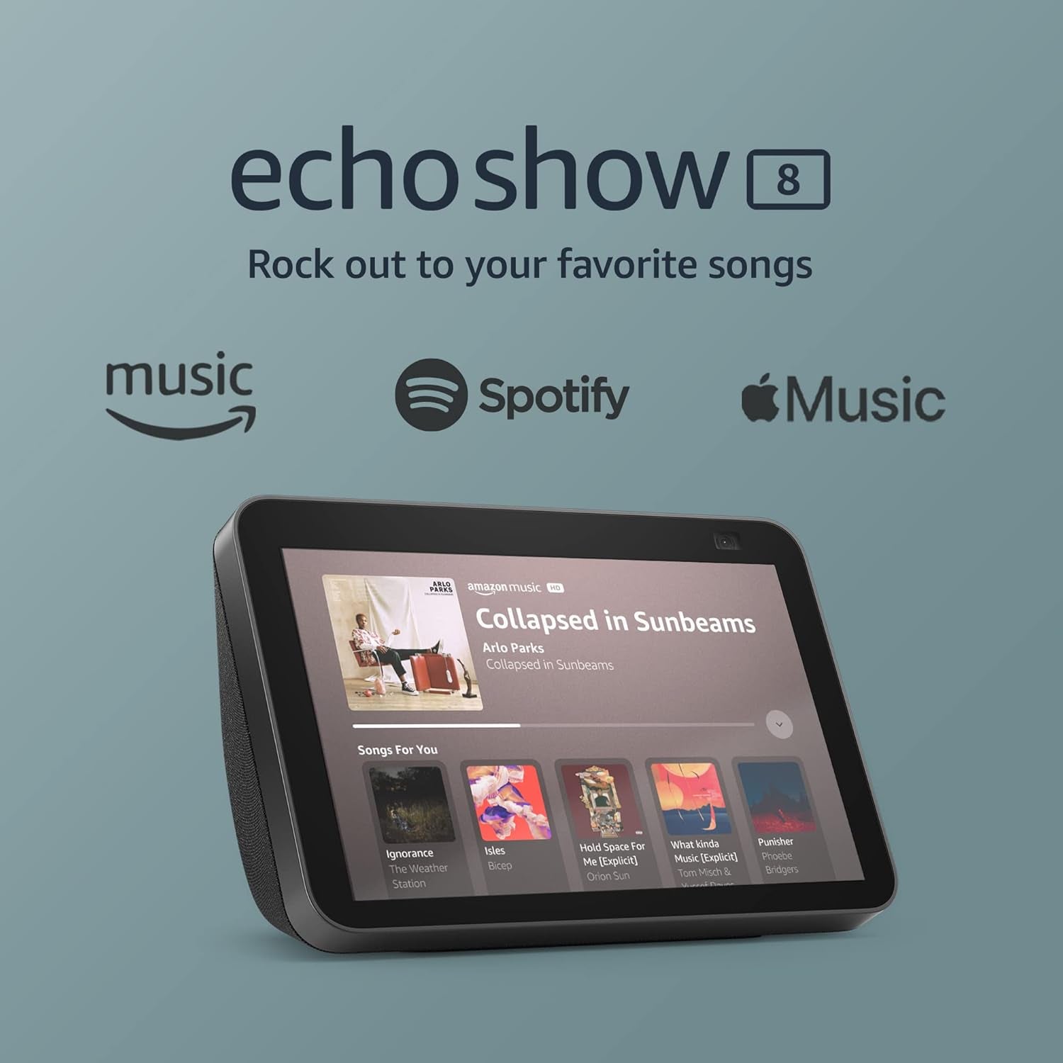 Echo Show 8 (2Nd Gen, 2021 Release) | HD Smart Display with Alexa and 13 MP Camera | Charcoal