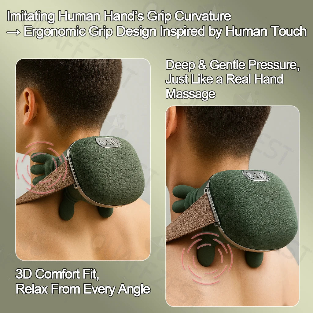 Human Hand Neck Massager