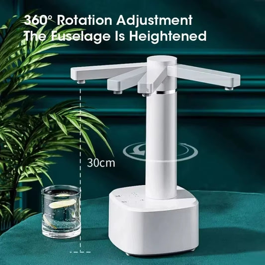 3-Gear Electric Water Gallon Bottle Automatic Water Dispenser USB Pump Dispenser Water Bucket Suction Device, Desktop Water Pump