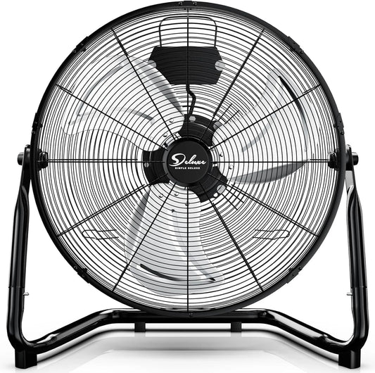 12" High Velocity 3-Speed Heavy Duty Floor Fan
